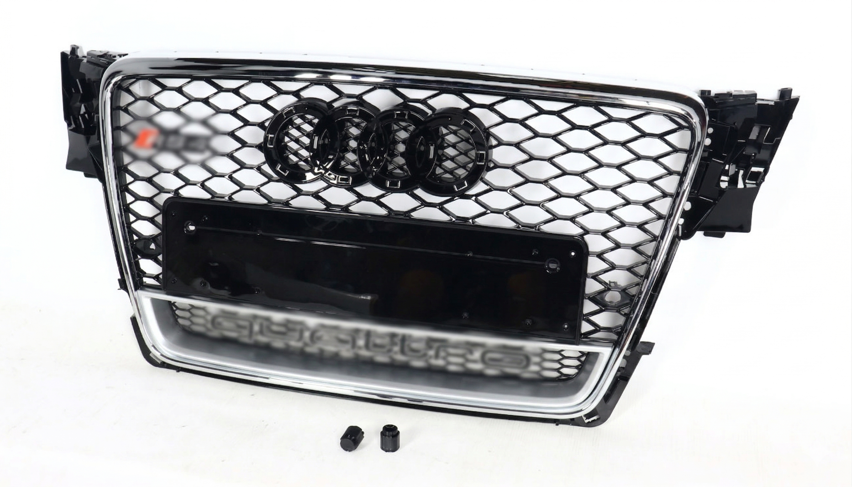 Atrapa grill Audi A4 2008-2011 B8 pzed liftingiem styl RS4 Chrom Quattro