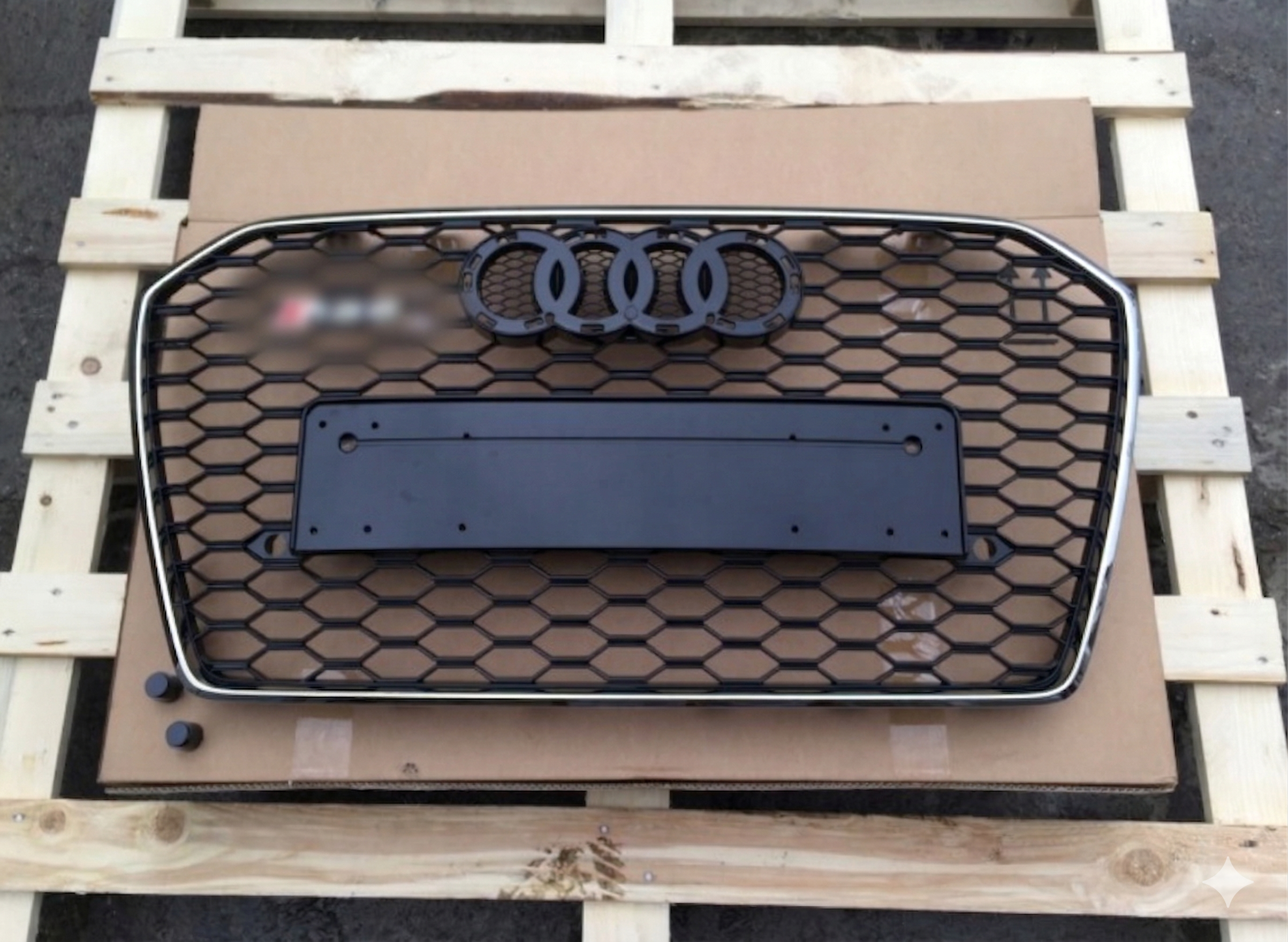 Atrapa grill Audi A6 2015-2018 C7 po liftingu styl RS6 Chrom