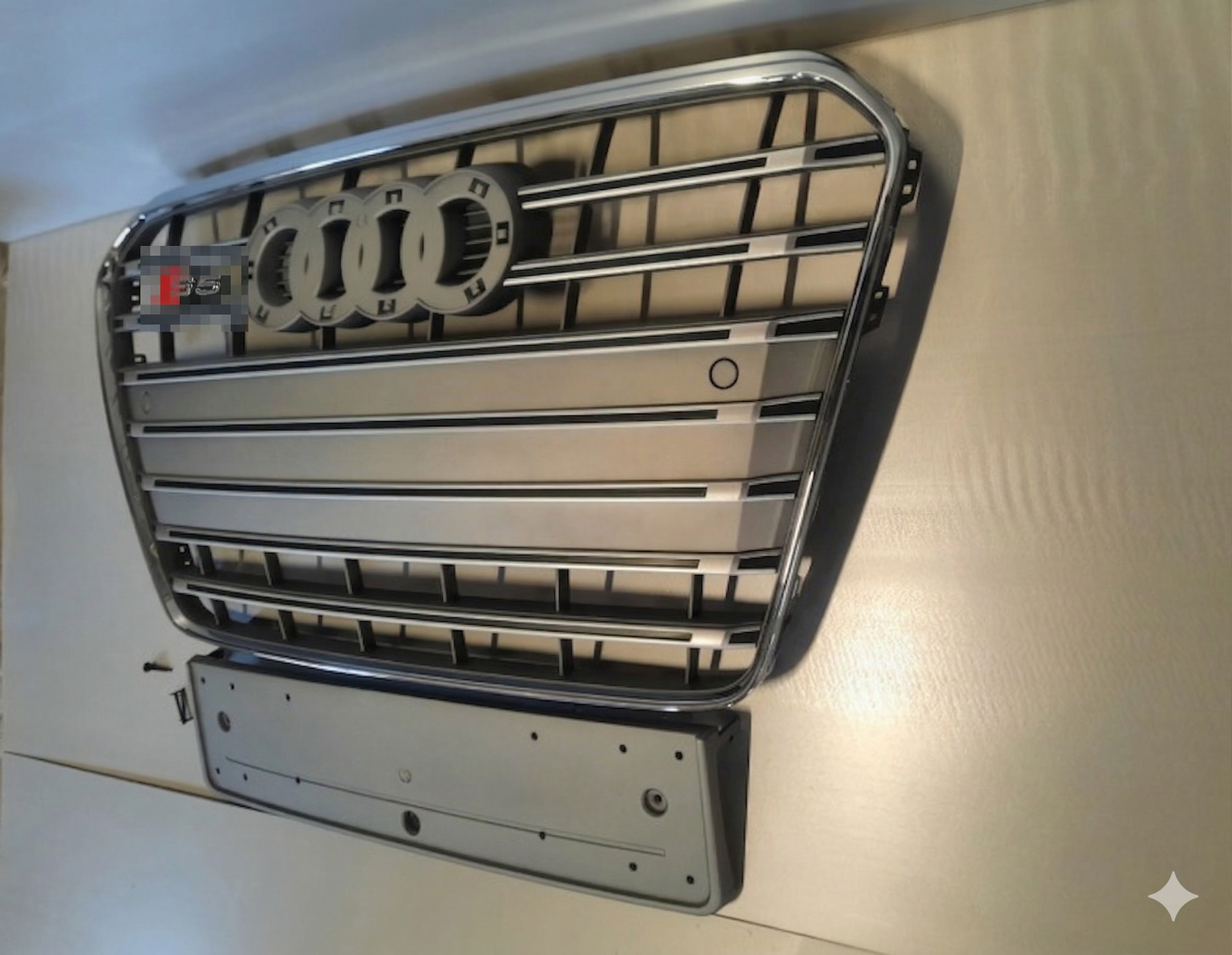 Atrapa grill Audi A5 2011-2015 8T po liftingu styl S5 grey chrom