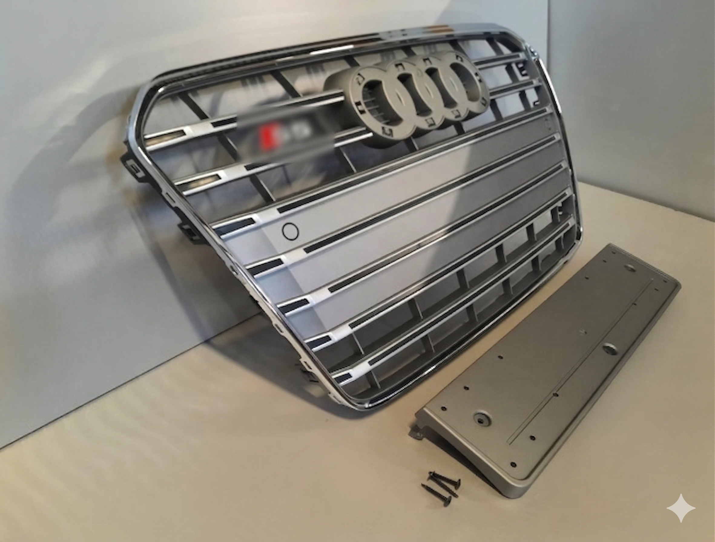 Atrapa grill Audi A5 2011-2015 8T po liftingu styl S5 grey chrom