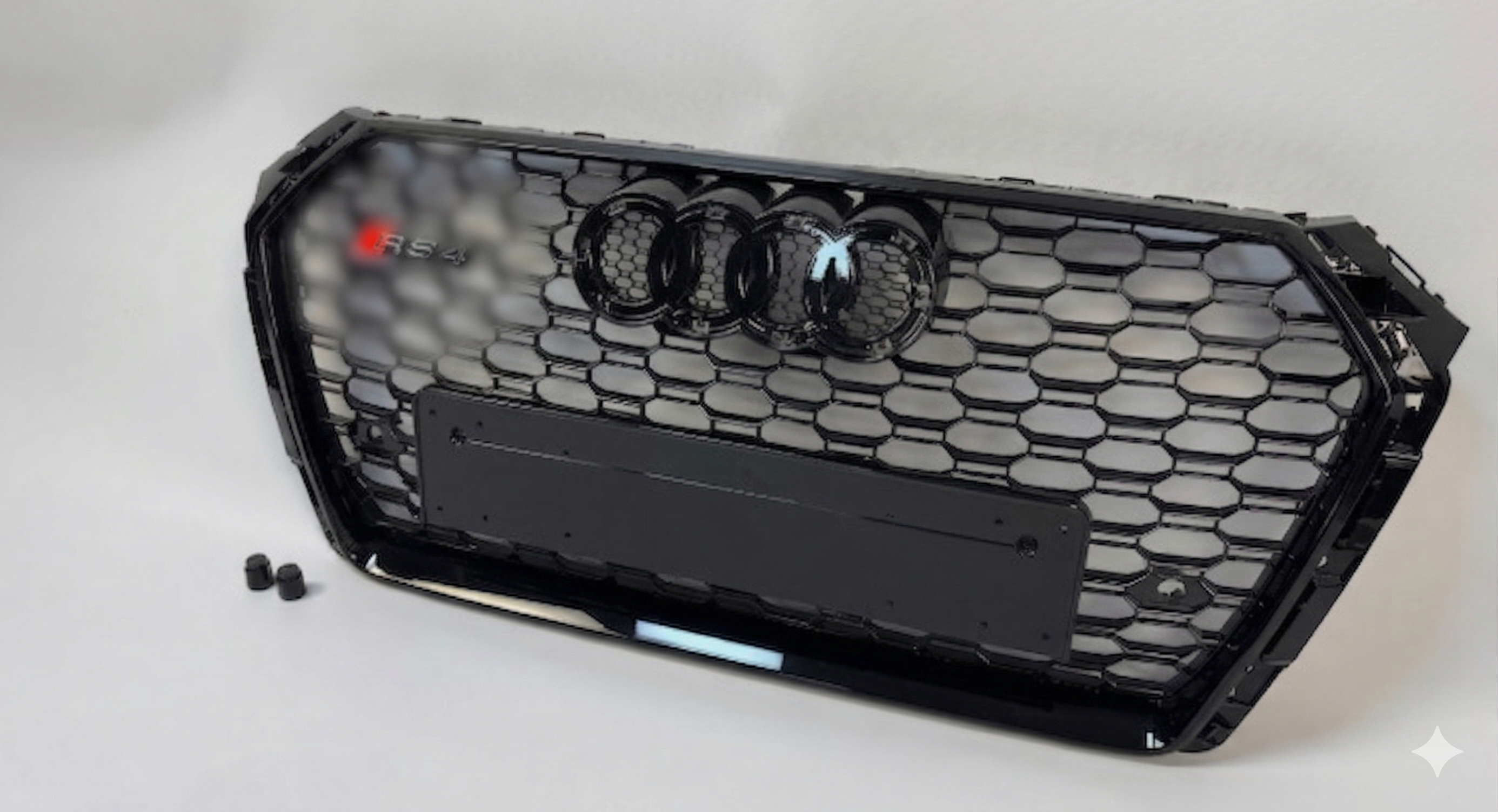 Atrapa grill Audi A4 2016-2019 B9 pzed liftingiem styl RS4 black quattro