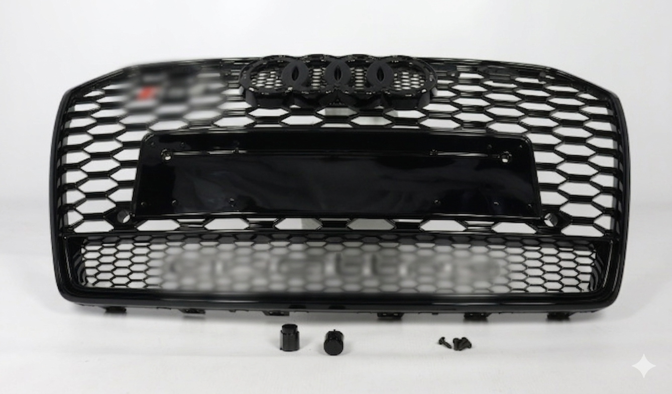 Atrapa grill Audi A6 2015-2018 C7 styl RS6 Black Quattro