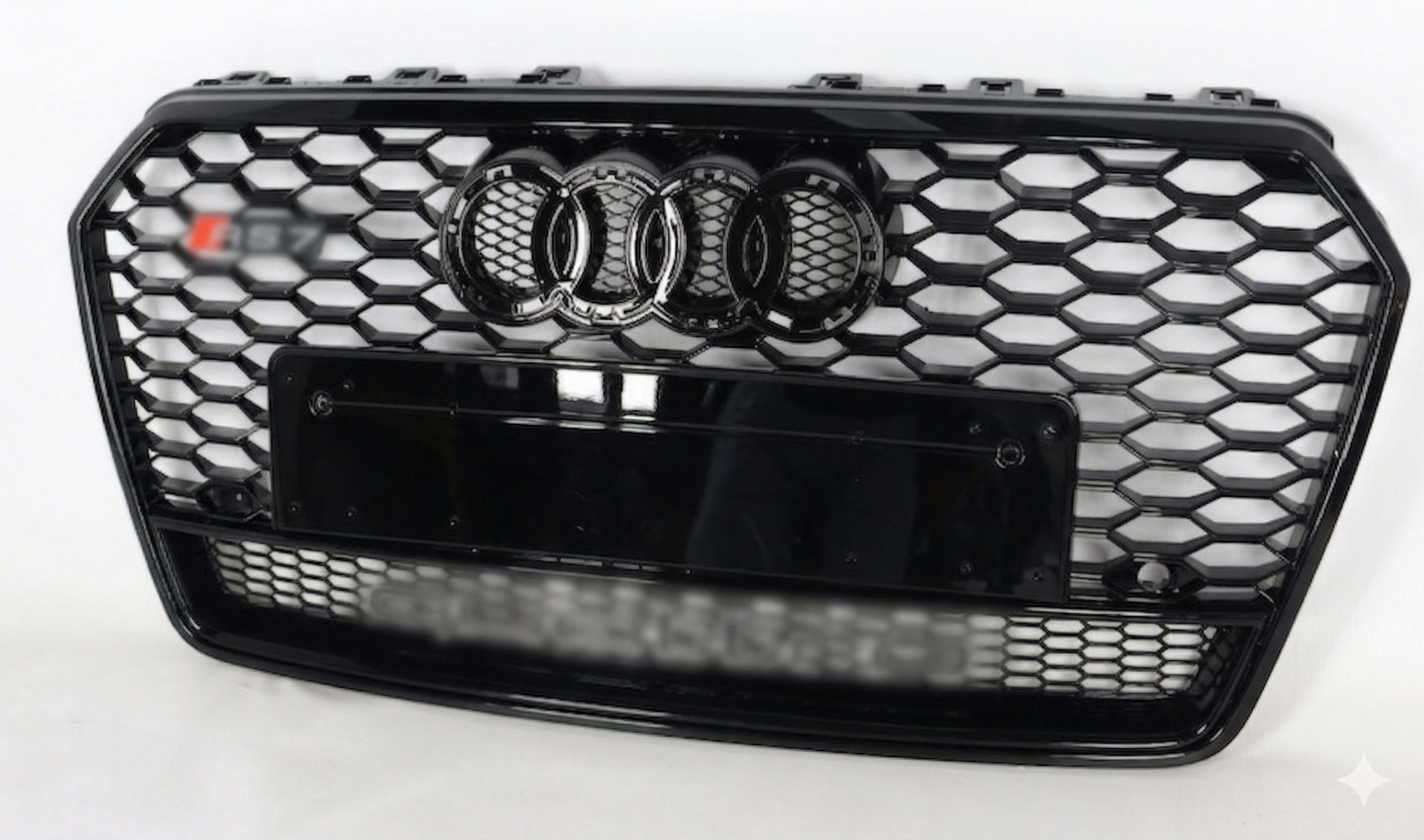 Atrapa grill do Audi A7 LIFT 4G8 (2014-2017) styl RS7 Black Quattro
