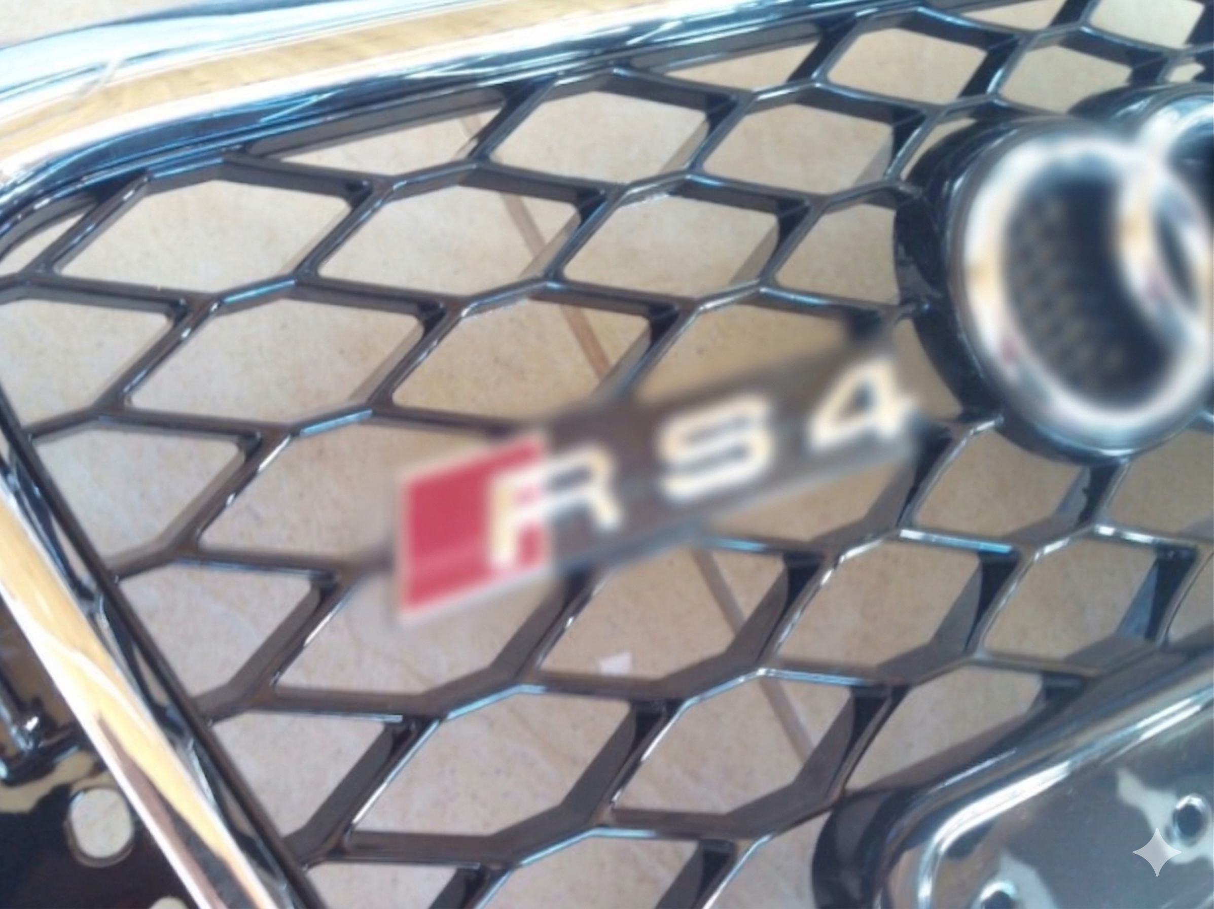 Grill atrapa Audi A4 RS4 2008-2012 Chrom