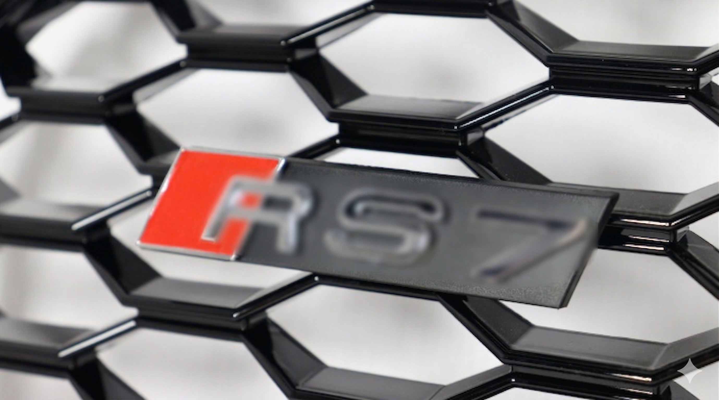 Atrapa grill do Audi A7 LIFT 4G8 (2014-2017) styl RS7 Black Quattro