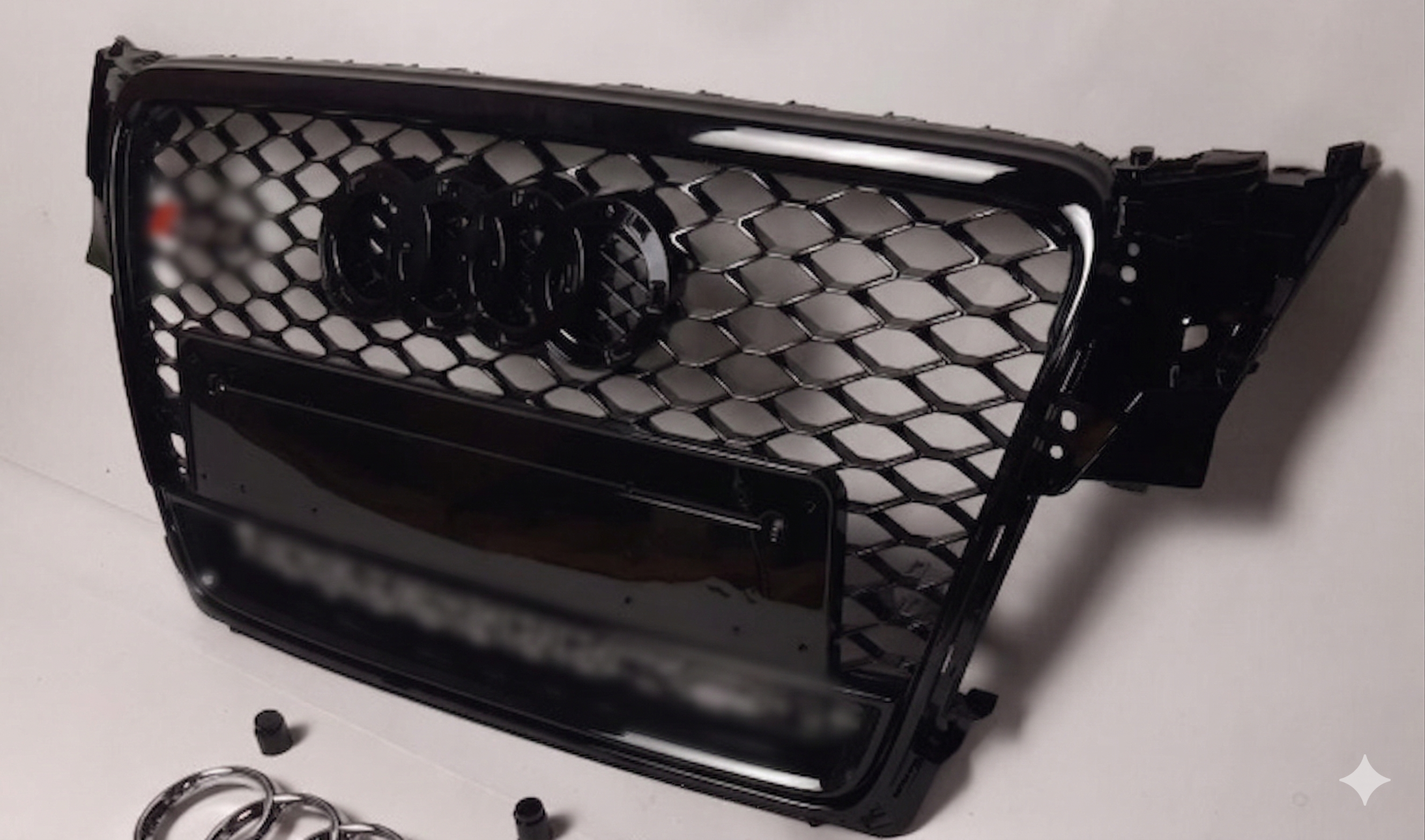 Atrapa grill Audi A4 2008-2011 B8 pzed liftingiem styl RS4 Black Quattro