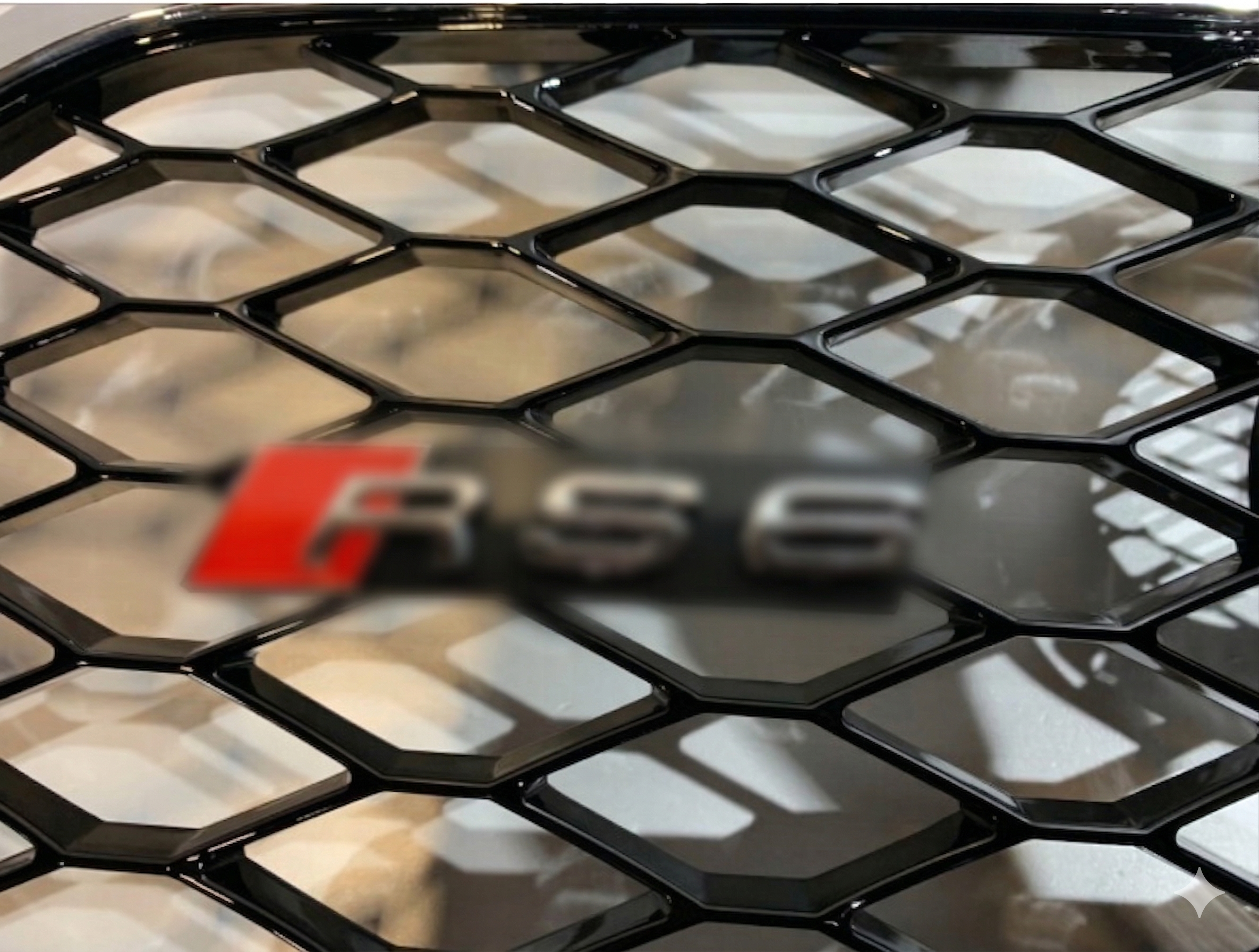 Atrapa grill Audi A6 2011-2015 C7 styl RS6 Chrom Quattro