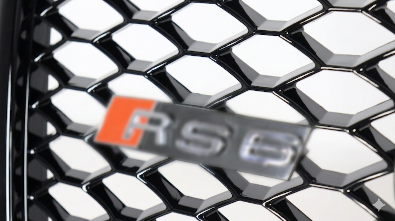 Atrapa grill Audi A6 2006-2011 C6 styl RS6 Black