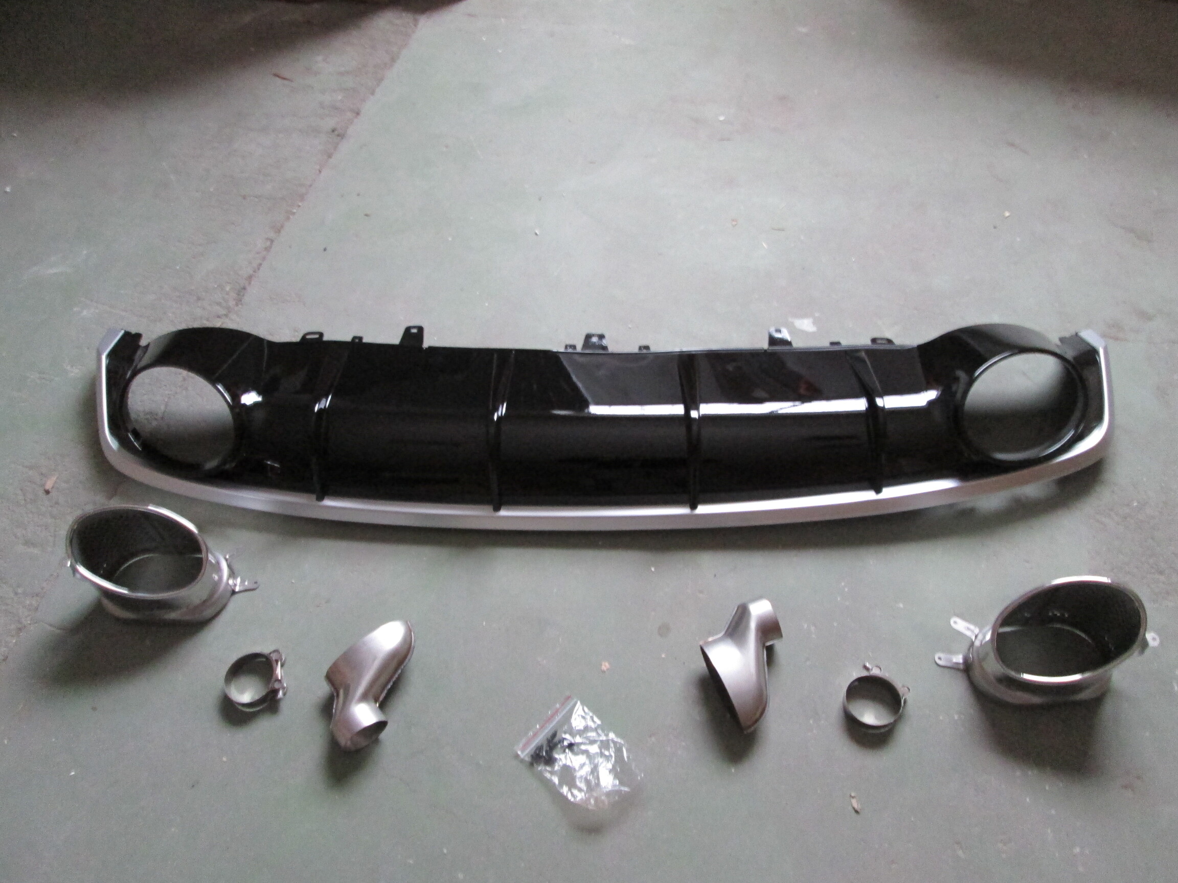 Dyfuzor Audi A7 LIFT 4G8 (2014-2017) styl RS7 s-line