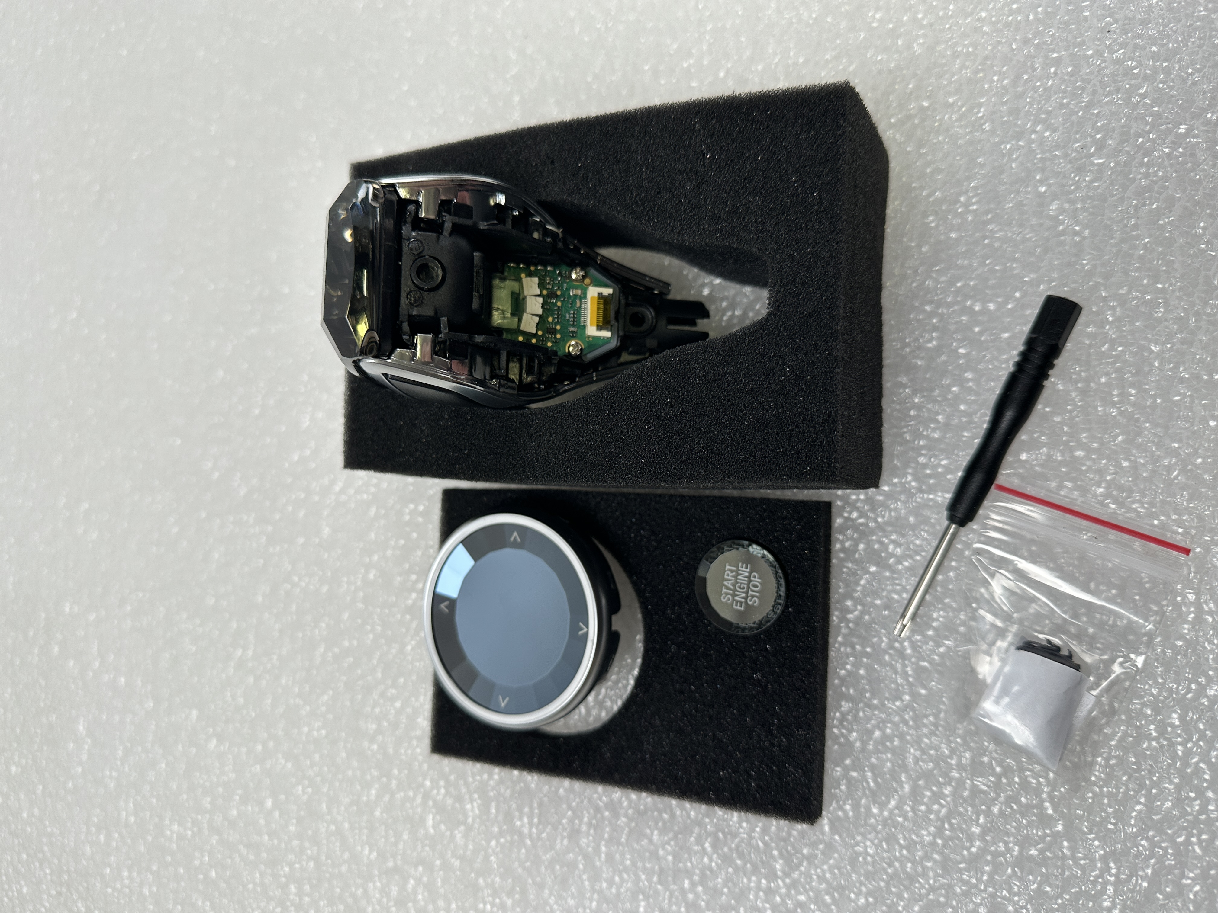 Gałka zmiany biegów krystał do BMW 2 3 4 X3 X4 X5 X6 X7 G-seria logo M