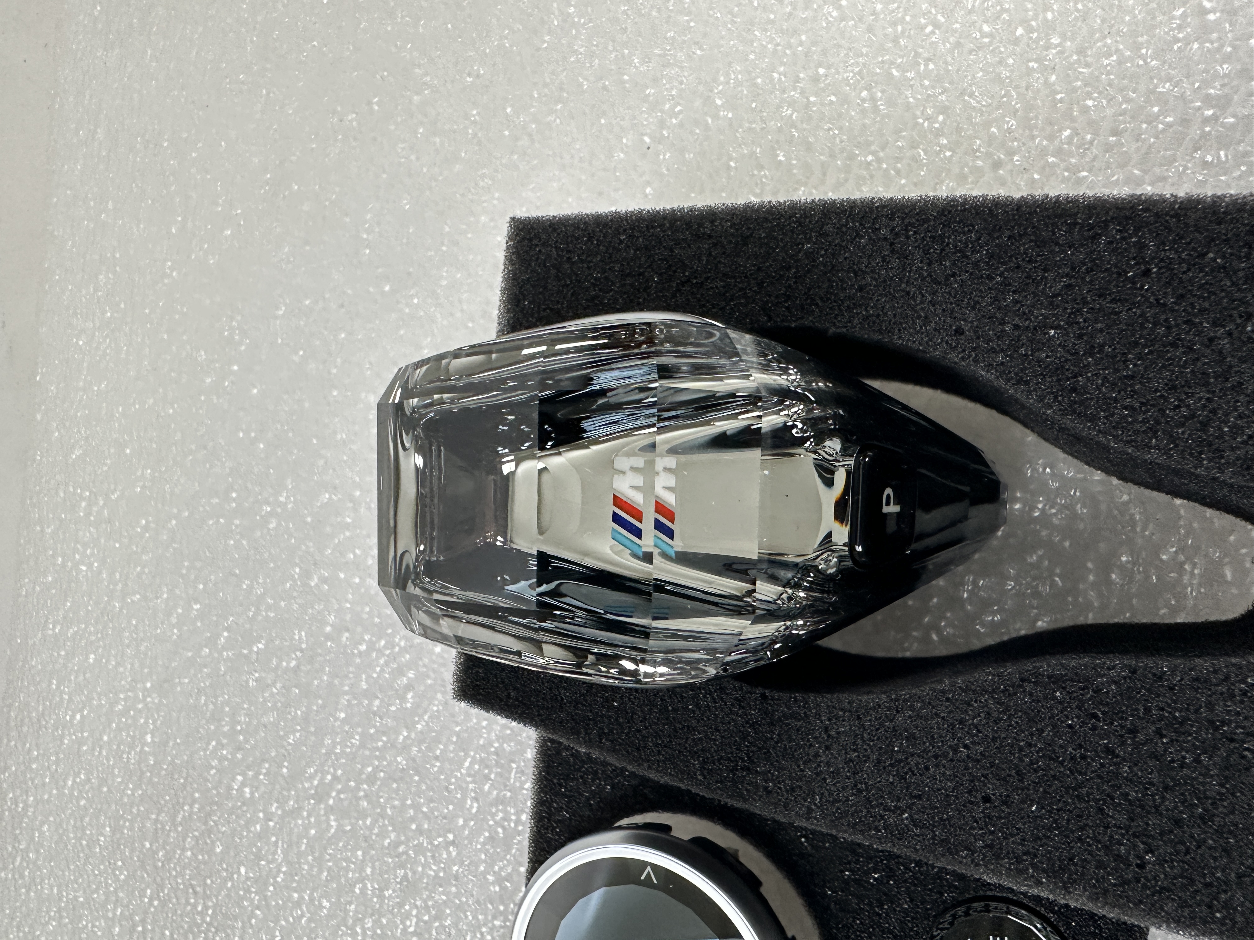 Gałka zmiany biegów krystał do BMW 2 3 4 X3 X4 X5 X6 X7 G-seria logo M