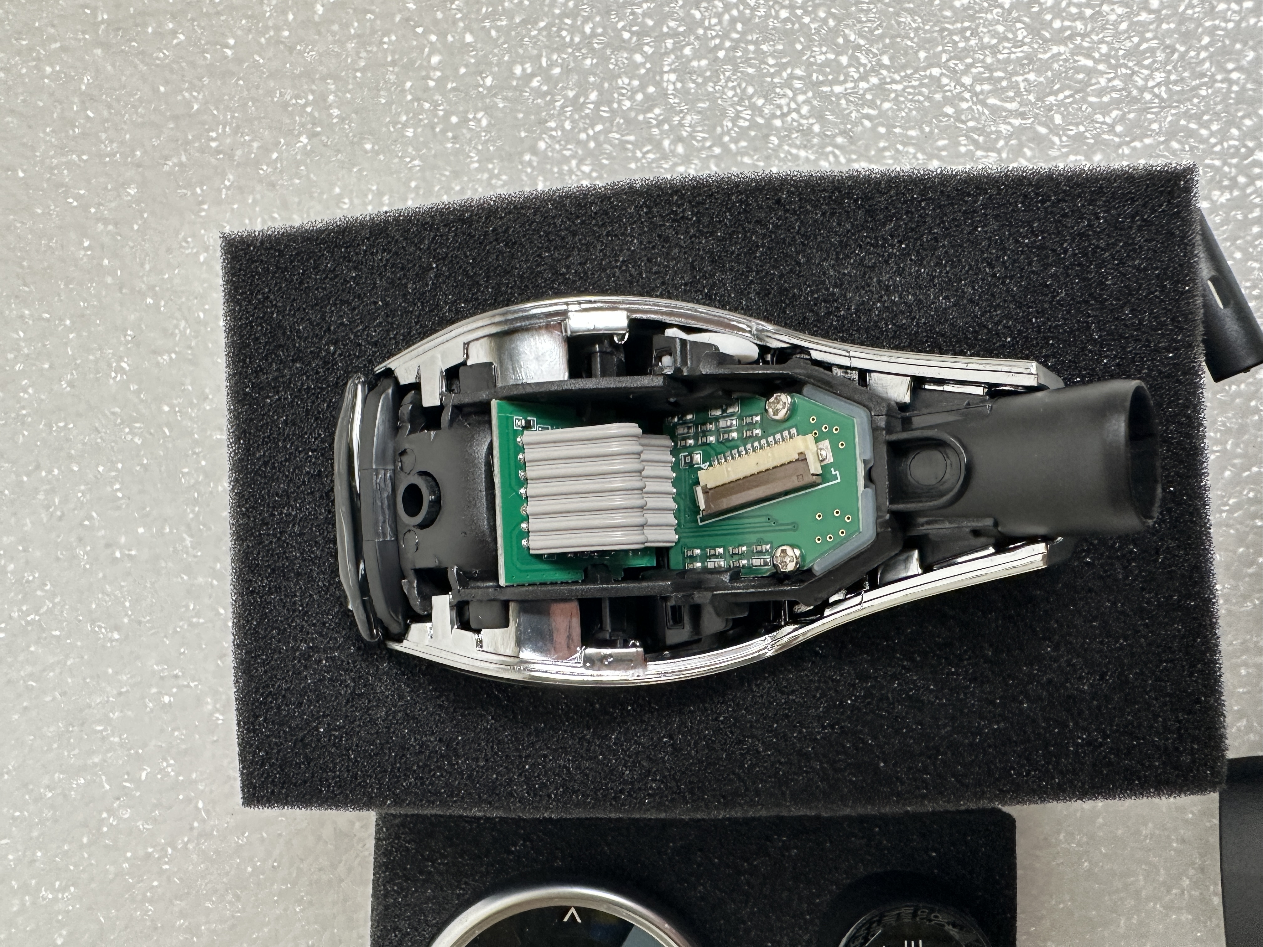 Gałka zmiany biegów krystał do BMW 5, 7, 6 GT, X3, X4 G-seria logo "M"