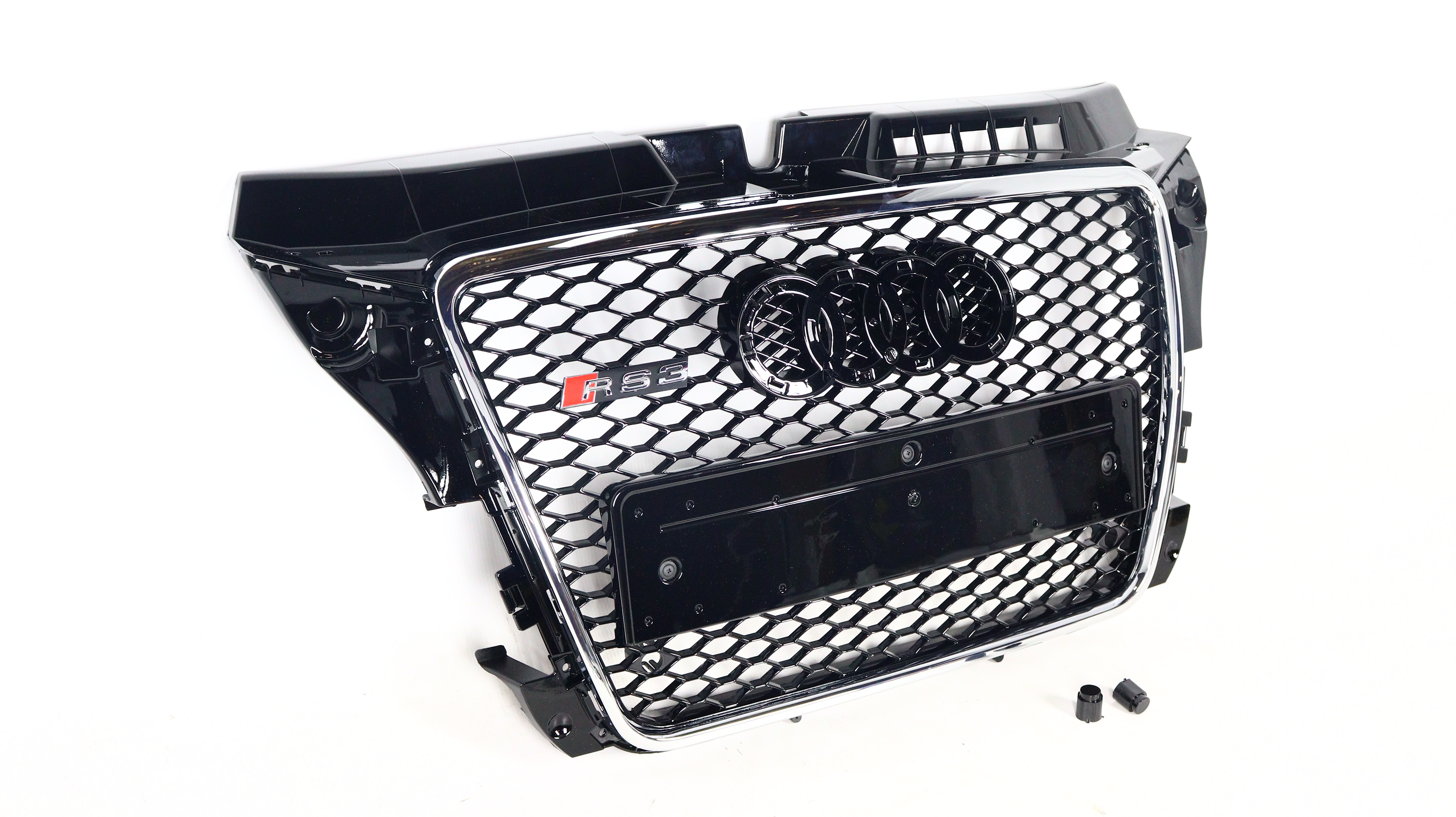Atrapa grill Audi  A3 2008-2011 po liftingu styl RS3 chrom