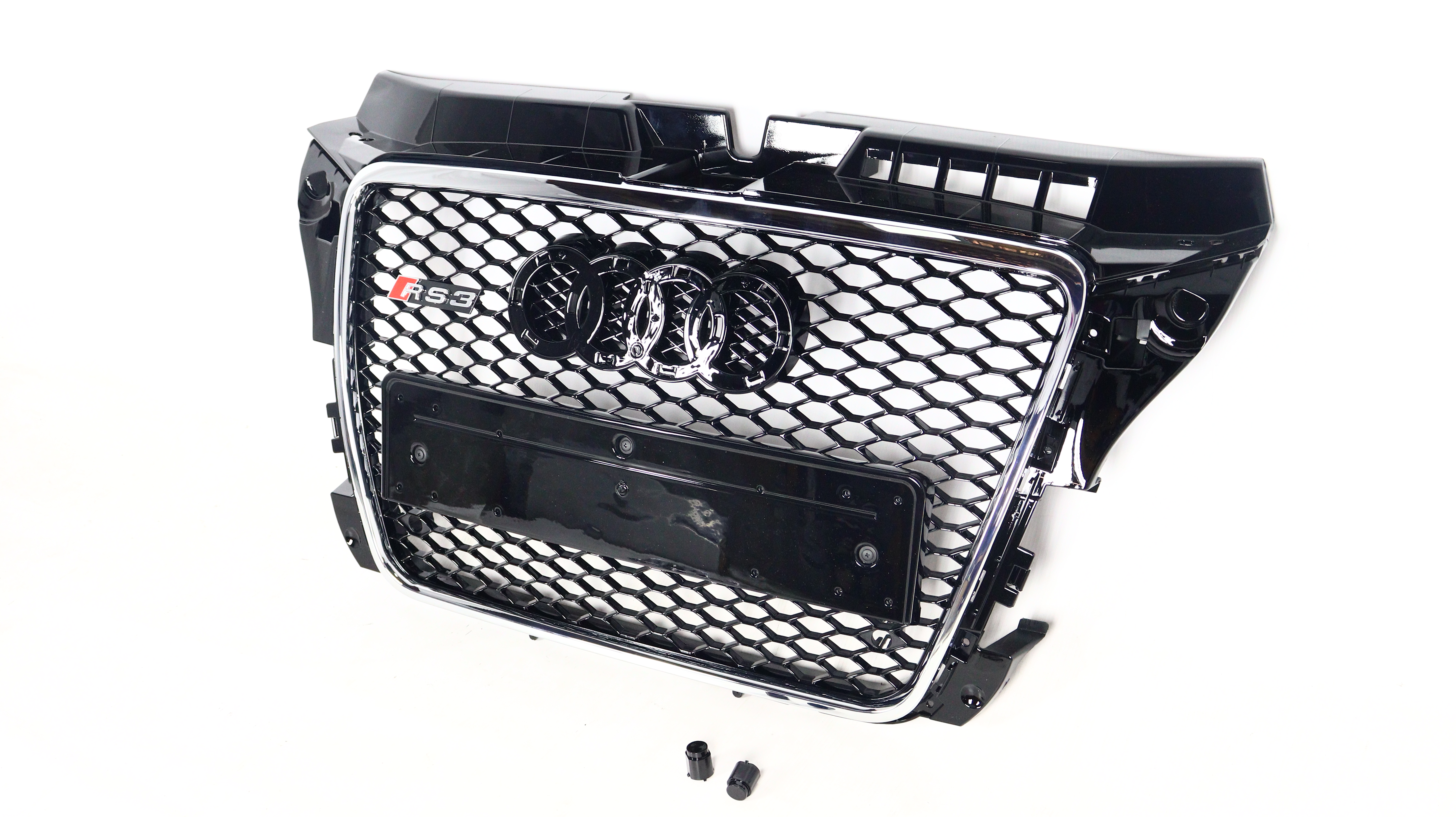 Atrapa grill Audi  A3 2008-2011 po liftingu styl RS3 chrom