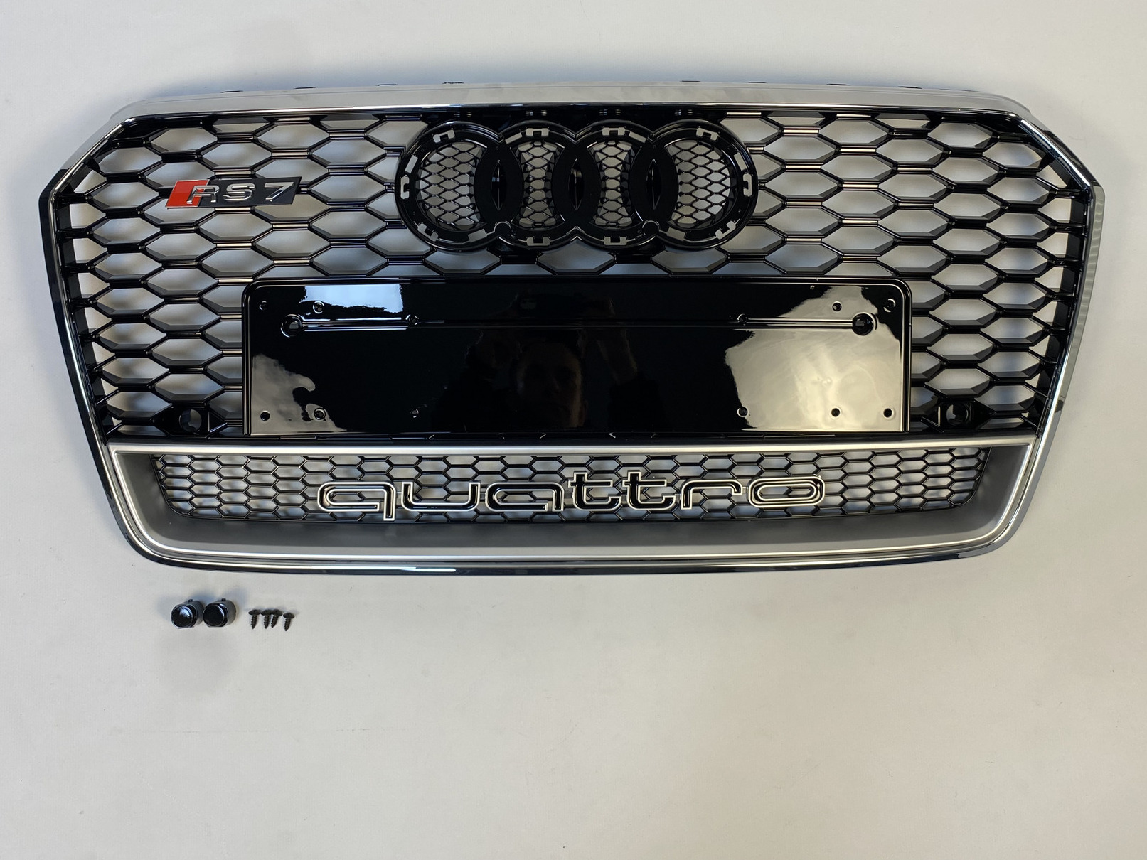 Atrapa grill do Audi A7 LIFT 4G8 (2014-2017) styl RS7 Chrom Quattro