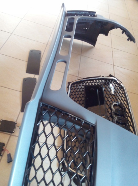 Zderzak Grill Audi A4 2012-2015 styl RS4 Chrom