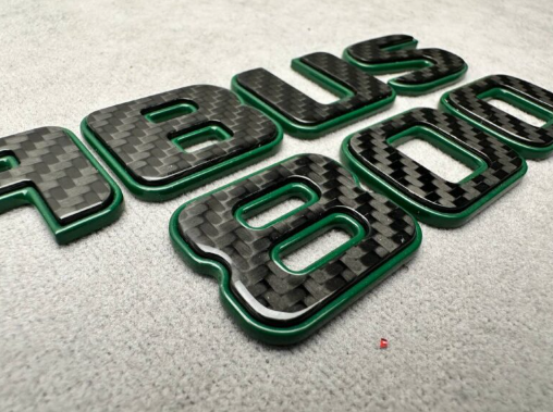 Napis Brabus 800 black green Mercedes-Benz W463 W463A W464 W465G-klasa