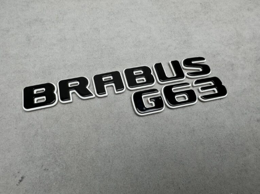 Napis Brabus G63 nardo grey Mercedes-Benz W463 W463A W464 W465 G-klasa