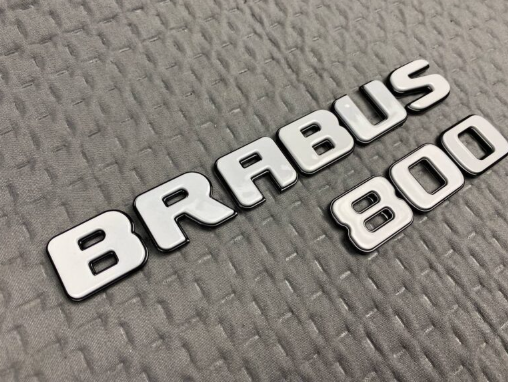Napis Brabus 800 white Mercedes-Benz W463A W464 2018-2024 G-klasa