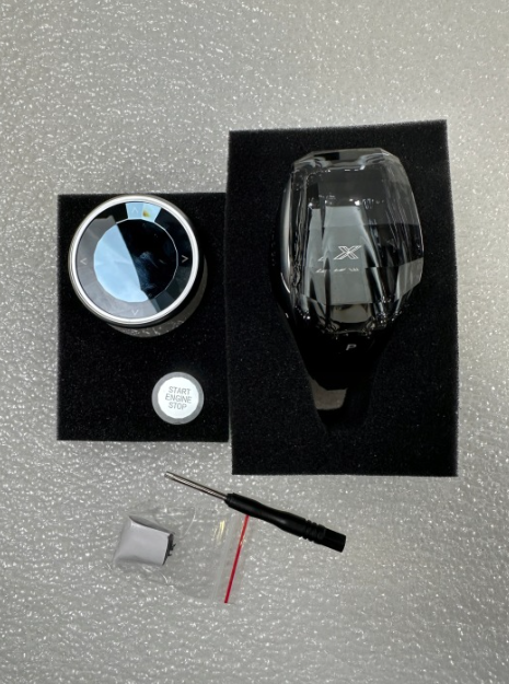 Gałka zmiany biegów krystał do BMW X3 X4 X5 X6 X7 G-seria logo "X"