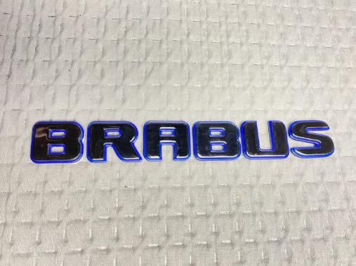 Napis emblemat styl Brabus blue Mercedes-Benz W463A W464 2018-2024 G-klasa