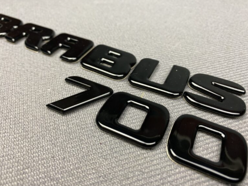 Napis emblemat styl Brabus 700 black Mercedes-Benz W463A W464 2018-2024 G-klasa