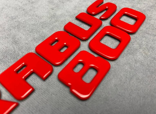 Napis Brabus 800 red Mercedes-Benz W463A W464 2018-2024 G-klasa