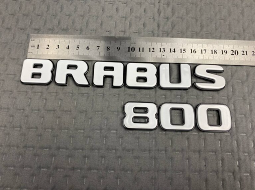 Napis Brabus 800 white Mercedes-Benz W463A W464 2018-2024 G-klasa