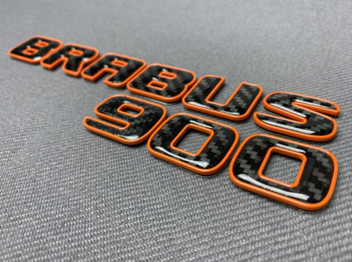 Napis Brabus Rocket 900 orange Mercedes-Benz W463A W464 2018-2024 G-klasa