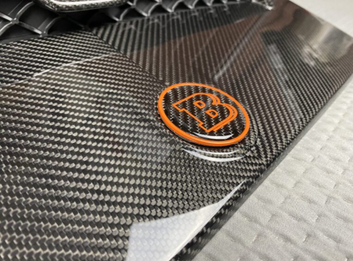 Emblemat maski Mercedes-Benz W463A W464 G-Class styl Brabus Hood metal 55 mm