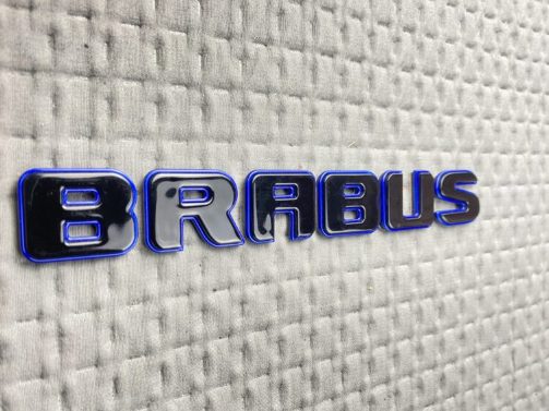 Napis emblemat styl Brabus blue Mercedes-Benz W463A W464 2018-2024 G-klasa