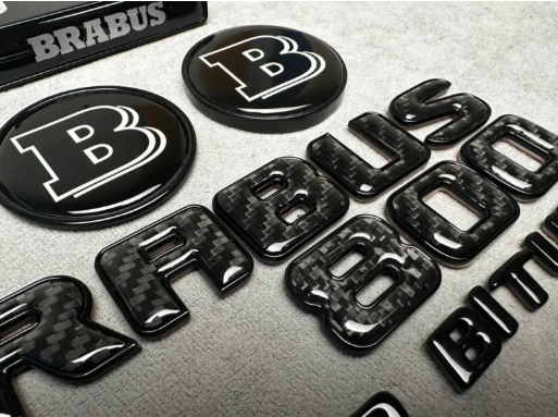 Zestaw emblematów Brabus Rocket 800 z LED do grilla do Mercedesa G 800 G63 G Class W463A W464