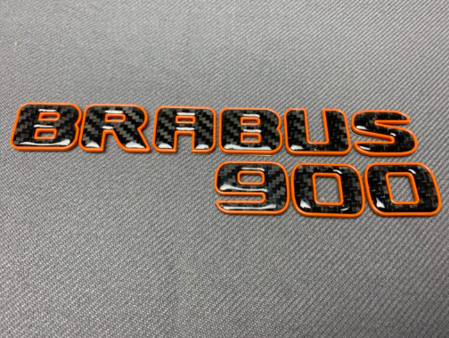 Napis Brabus Rocket 900 orange Mercedes-Benz W463A W464 2018-2024 G-klasa