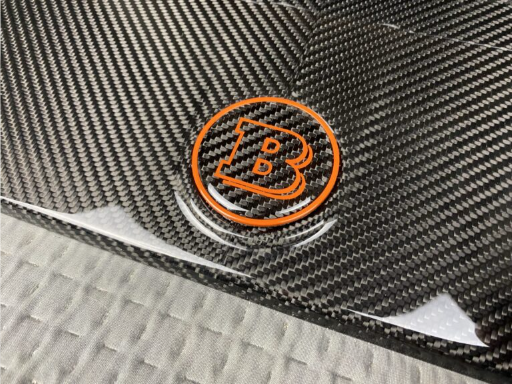 Emblemat maski Mercedes-Benz W463A W464 G-Class styl Brabus Hood metal 55 mm