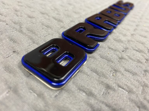 Napis emblemat styl Brabus blue Mercedes-Benz W463A W464 2018-2024 G-klasa