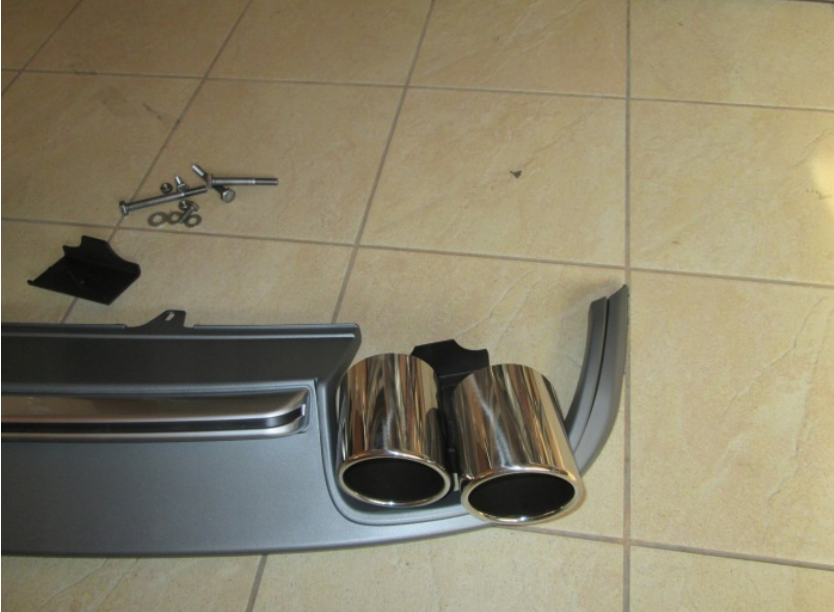Dyfuzor tylnego zderzaka Audi A4 12-15 wzor S4