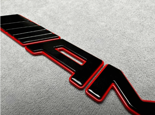 Napis w stylu Brabus AMG red&black Mercedes-Benz G-klasa