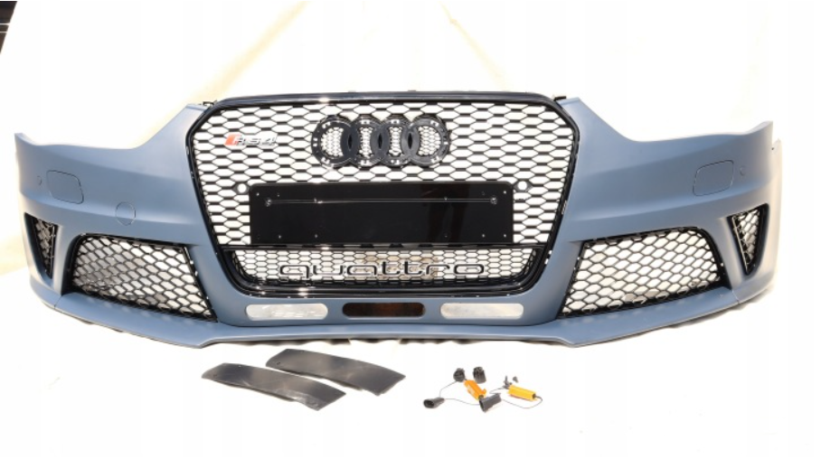 Zderzak Grill Audi A4 2012-2015 styl RS4 Chrom