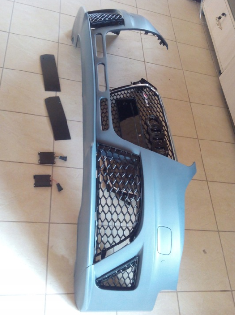 Zderzak Grill Audi A4 2012-2015 styl RS4 Chrom