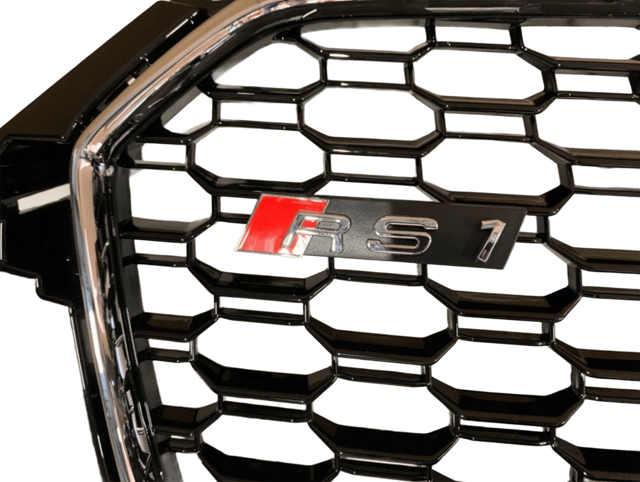 Atrapa grill Audi A1 2015-2018 po liftingu RS1 Chrom Quattro